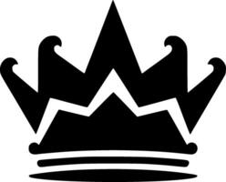 Crown, Minimalist and Simple Silhouette - Vector illustration