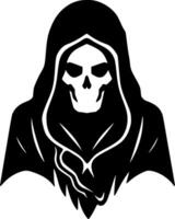 Death, Black and White Vector illustration