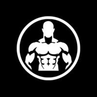 Gym, Minimalist and Simple Silhouette - Vector illustration