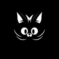 gato - minimalista y plano logo - vector ilustración