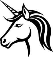 Unicorn, Minimalist and Simple Silhouette - Vector illustration