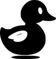 Duck - Minimalist and Flat Logo - Vector illustration