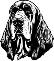 Bloodhound - High Quality Vector Logo - Vector illustration ideal for T-shirt graphic