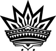 Crown, Minimalist and Simple Silhouette - Vector illustration