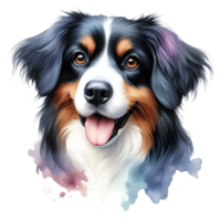 AI generated A cute, fluffy dog. png