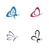 logo and symbol butterfly vector