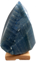 ai generado mineral cianita azul color png