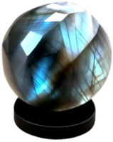 ai généré minéral labradorite gris et bleu Couleur png