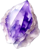 ai generiert Mineral Amethyst lila Farbe png