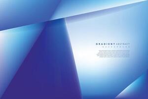 blue gradient abstract background banner with modern and geometric shapes. vector