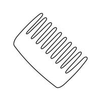 Hair comb icon vector. Hairstyle illustration sign. Barber shop symbol. Hairdresser logo. vector