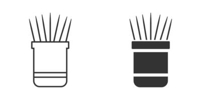 Toothpicks icon. Simple design. Vector illustration.