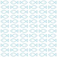 Seaside Fish seamless pattern, texture pattern vector