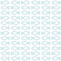 Seaside Fish seamless pattern, texture pattern vector