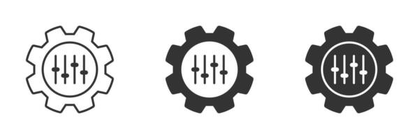 Customisation icon. Simple design. Vector illustration.