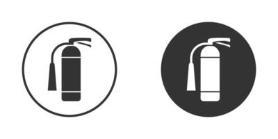 Fire extinguisher Icon. Vector illustration.