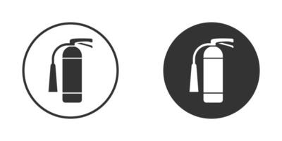 Fire extinguisher Icon. Vector illustration.