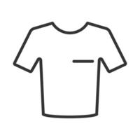 Blank t-shirt template. Front design. Vector illustration.