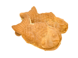 Taiyaki cakes isolated, Japanese confectionery png