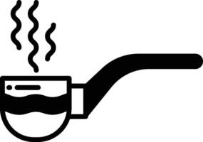 Pipe3 glyph and line vector illustration