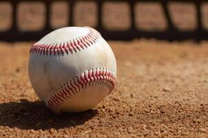 ai generado béisbol en el tono con Copiar espacio zona foto