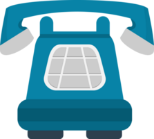 fechar-se azul telefone com branco botão. adequado para tecnologia, comunicação, Móvel aplicativo conceitos. pode estar usava dentro local na rede Internet projetos. png