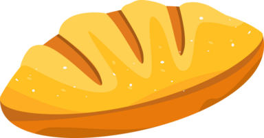 Piece of bread suitable for food blogs, bakery promotions, recipe websites, and culinary social media posts. png