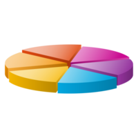 3d ciclo diagrama para infográficos. gráfico com 6 peças, opções. pode estar usava para gráfico, relatório, apresentação, folheto, rede Projeto. png