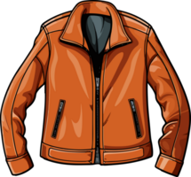 AI generated jacket illustration isolated on transparent background. png