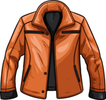 AI generated jacket illustration isolated on transparent background. png