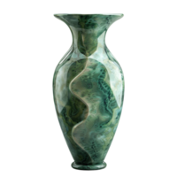 AI generated 3d  Beautiful  Narrow neck vase   isolated on transparent background Generative AI png