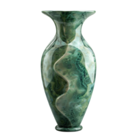 ai généré 3d magnifique étroit cou vase isolé sur transparent Contexte génératif ai png