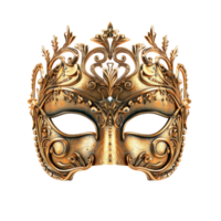 AI generated Venetian Mask Images on transparent background Generative AI png