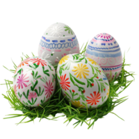 AI generated Easter egg Easter Bunny, Easter, holiday isolated on transparent background Generative AI png