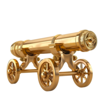 AI generated Generative AI Antique Cannons on Transparent Background png