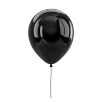 AI generated Black Air Balloon Images  isolated on transparent background Generative AI png