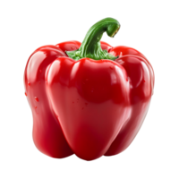 ai gegenereerd rood klok peper png. klok peper geïsoleerd. rood paprika PNG