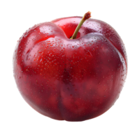 AI generated nectarine PNG. Ripe nectarine fruit isolated. Nectarine top view PNG. Nectarine flat lay png