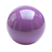 ai generato viola palla png. viola riflessivo sfera. viola brillante bowling sfera. viola palla isolato png