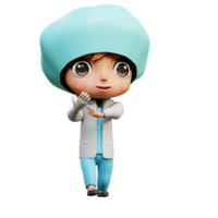 3D Illustration Doctor Operation png