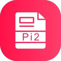 Pi2 Creative Icon Design vector