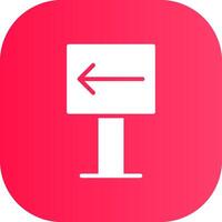 Left Creative Icon Design vector