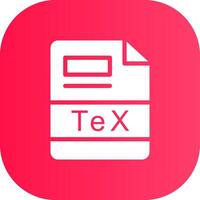 TeX Creative Icon Design vector