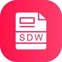 SDW Creative Icon Design vector