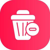 Delete Creative Icon Design vector