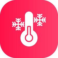 Temperature Creative Icon Design vector