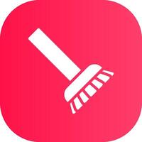 Broom Creative Icon Design vector