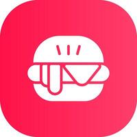 Hamburger Creative Icon Design vector