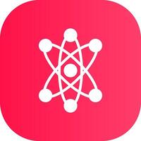 Atom Creative Icon Design vector