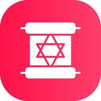 Scroll torah Creative Icon Design vector